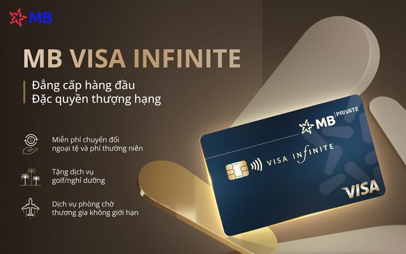  Thẻ tín dụng quốc tế MB Visa Infinite là gì? Những đặc quyền thẻ MB Visa Infinite