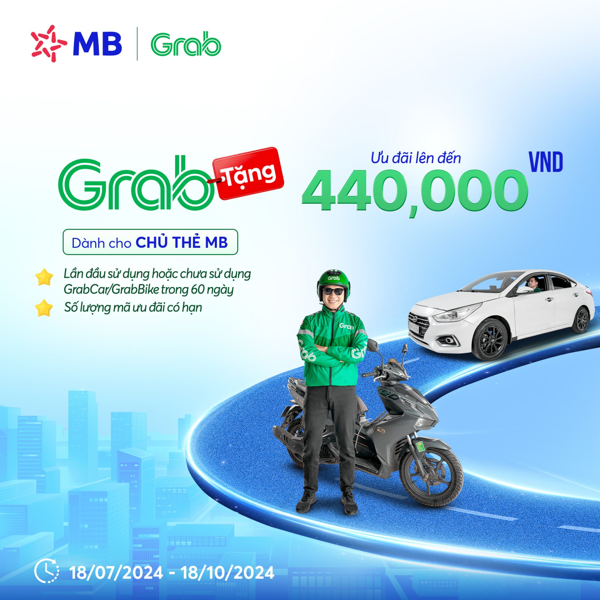 Giảm đến 70,000 VND dành cho chủ thẻ MB khi sử dụng dịch vụ trên ứng ...