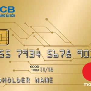 Thẻ tín dụng SCB MasterCard Gold