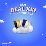 Giảm 200K dành cho chủ thẻ SCB Visa/Mastercard tại Mytour